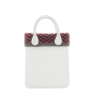 Čelenka O bag chic Jaquard Bordeaux grigio
