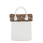 O bag chic band Lapin animalier Beige