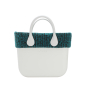 O bag mini Boucle band Acqua bronzo