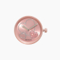 O clock Shiny hearts Cipria watch mechanism