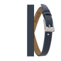 O clock click ecopelle Martelato Blu navy watch strap
