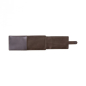 Interior of wallet O hug uomo Interno pelle Testa di moro