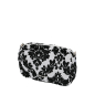 O bag glam Damascato ciniglia Nero organizer