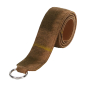Pasek naramienny Fissa larga con moschettoni tessuto jaquard check effetto plaid Biscotto