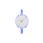 Hodiny aktivní Maya blu watch