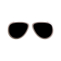 Montature per occhiali O sun Aviator Rosa