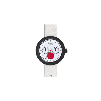 Watch O clock shift great simil pelle Silver