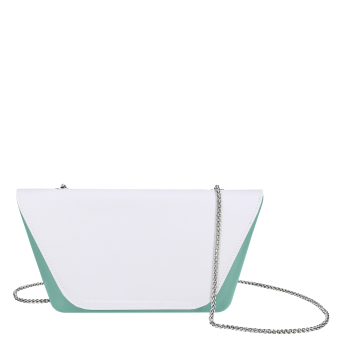 Kabelka O bag sheen Turchese