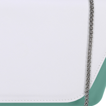 Kabelka O bag sheen Turchese