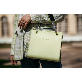 O bag double Celery green