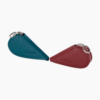 Borsellino caroline Sintetio nappa easy Laguna blu rosso scarlatto