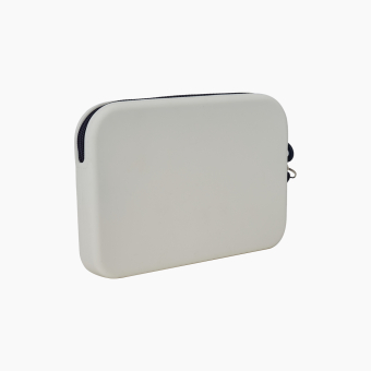 Kosmetická taška O Bag Fiesta Silicone Bianco/Blu Navy