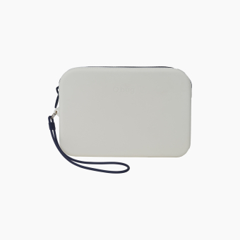 Kosmetická taška O Bag Fiesta Silicone Bianco/Blu Navy