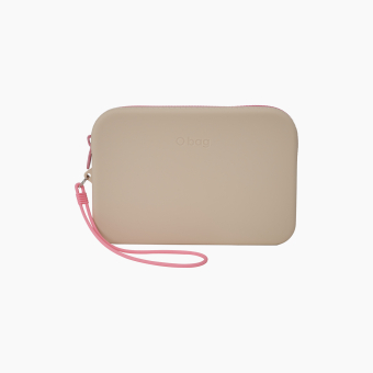 Kosmetická taška O Bag Fiesta Silicone Sabbia/Pink