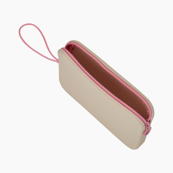 Kosmetická taška O Bag Fiesta Silicone Sabbia/Pink