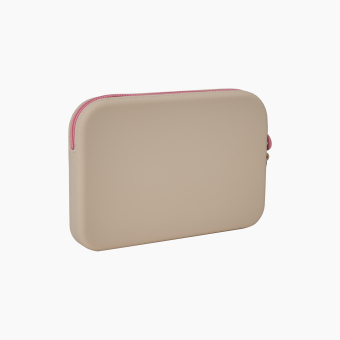 Kosmetická taška O Bag Fiesta Silicone Sabbia/Pink