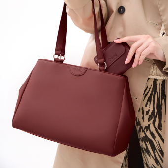 bag O vienna Gommato Bordeaux