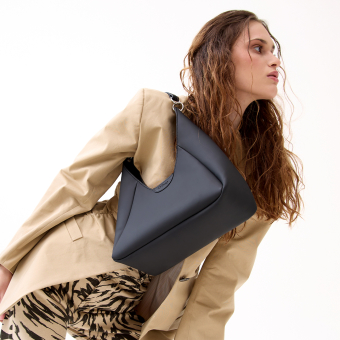 O bag ginevra Gommato Nero