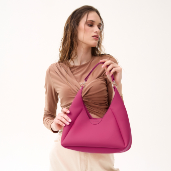 bag O ginevra Gommato Fucsia rosa