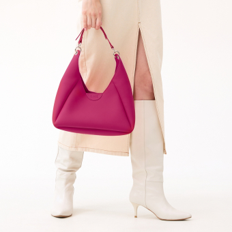 bag O ginevra Gommato Fucsia rosa