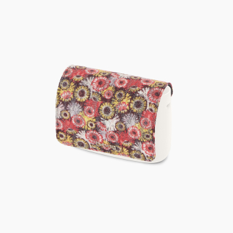 O bag flap Pocket Lace Bloom Nero