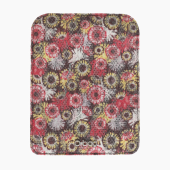 O bag flap Pocket Lace Bloom Nero