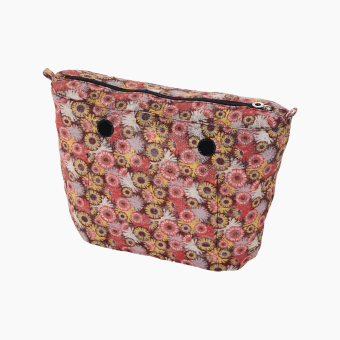 O bag Lace Bloom Black organizer