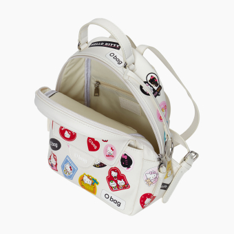 Zaino O bag Sofia hello kitty Bianco Mix Colori