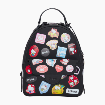Zaino O bag Sofia hello kitty Nero Mix Colori