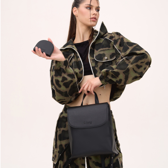 O bag budapest zaino Sintetico nappa easy Nero