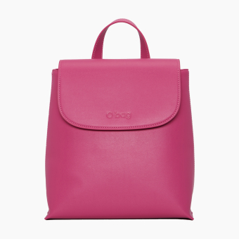 Zaino O bag budapest Sintetico nappa easy Fucsia rose