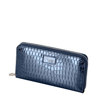 Wallet O wally Reflective coconut print Blue navy