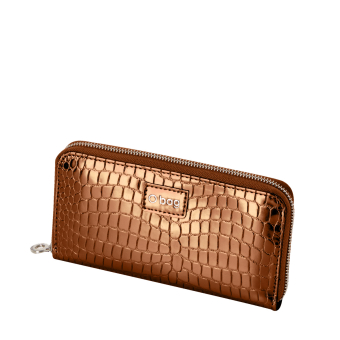 Wallet O wally Reflective coconut print Bronze