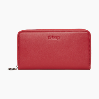 Wallet O wally zurigo Sintetico nappa easy Rosso scarlatto