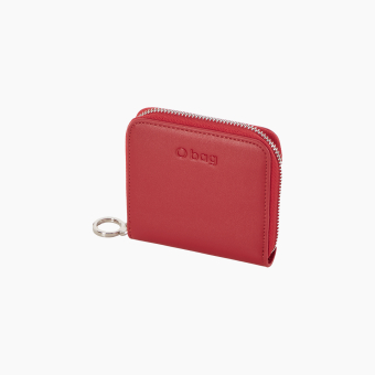 Wallet O half wally basilea Sintetico nappa easy Rosso scarlatto