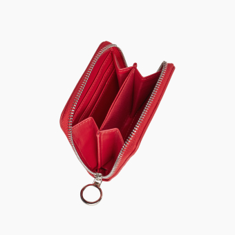Wallet O half wally basilea Sintetico nappa easy Rosso scarlatto
