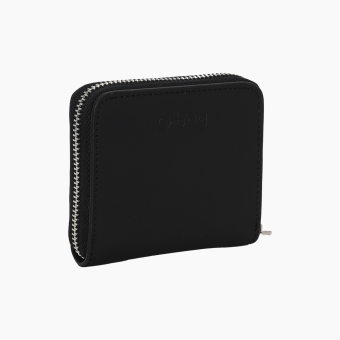 Wallet O half wally hello kitty tessuto gommato Nero Mix Colori
