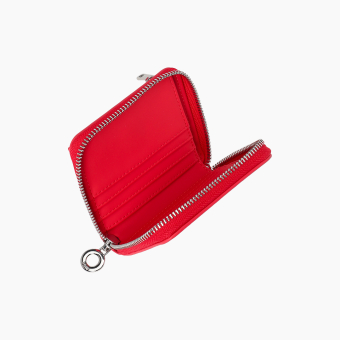 Wallet O half wally hello kitty tessuto gommato Tomato