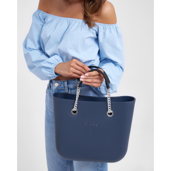 O bag mini Blu navy