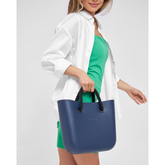 O bag mini Blu navy