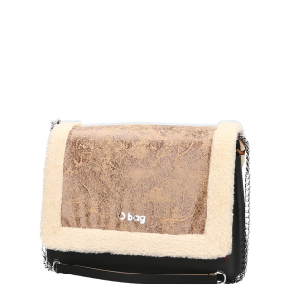Kabelka O bag glam Nero