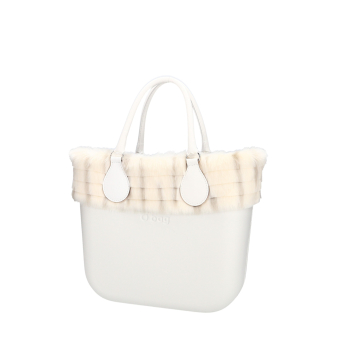 O bag mini Swarovski Latte