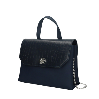 O bag smooth mini Blu navy