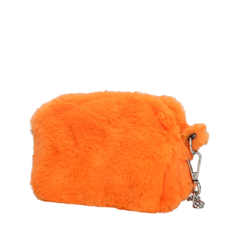 Kabelka O bag glam ecopelliccia Fluo arancione
