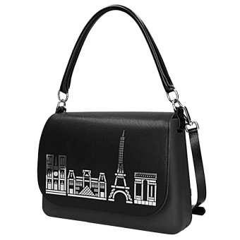Kabelka O bag glam Nero