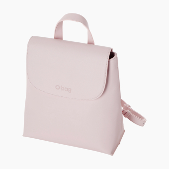 Zaino O bag Budapest Tessuto Sintetico Nappa Easy Smoke Pink