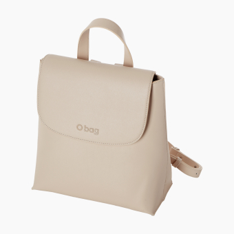 Zaino O bag Budapest Tessuto Sintetico Nappa Easy Smoke Sand