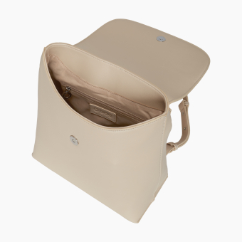 Zaino O bag Budapest Tessuto Sintetico Nappa Easy Smoke Sand