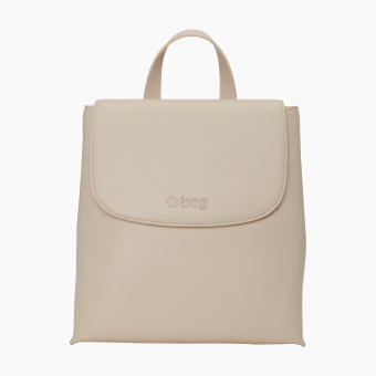 Zaino O bag Budapest Tessuto Sintetico Nappa Easy Smoke Sand