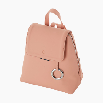 Zaino O bag Chilly Tessuto Gommato Blush